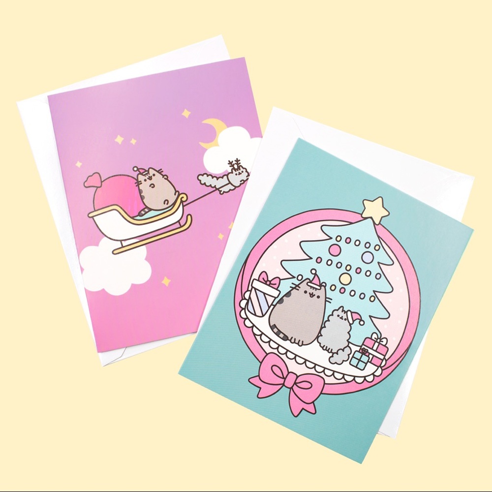 Pusheen Holiday Greeting Cards